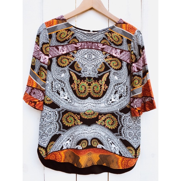 Twelfth Street By Cynthia Vincent Shirt Tail Tee M - Picture 8 of 11